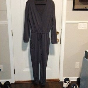 ADIBOSSY XXL CHARCOL LONG SLEEVE JUMPER